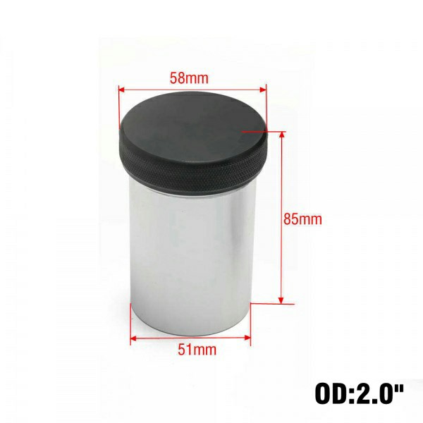 2"INCH/1.5"INCH BILLET ALUMINIUM ALLOY WELD ON FILLER NECK & CAP YXG220A15BK  (S