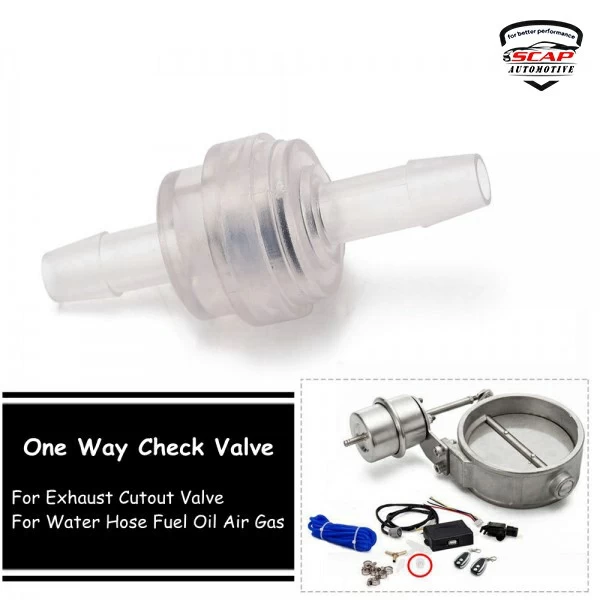 INLINE BRAKE SERVO NON RETURN VALVE  FOR EXHAUST CUTOUT FOR 4MM HOSE CGQ230DXF  (SKU 36-239)
