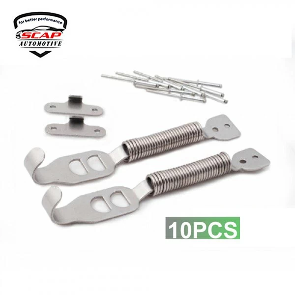 COMPETITION BUMPER COVER HOOK S.STEEL SPRING TYPE SILVER OO1608 (SKU 39-089)