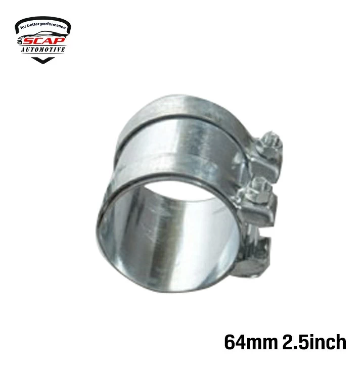 64MM 304 SS EXHAUST TUBE PIPE CONNECTOR JOINER  LJG64ST  (SKU 36-196)