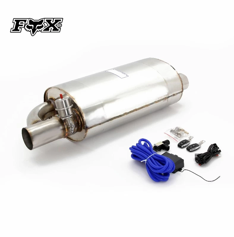3.0" TOYOTA-R Y-TYPE WITH LOGO UNIVERSAL ELECTROVALVE MUFFLER FOX FOX3TY-TYPE (SKU 36-131)