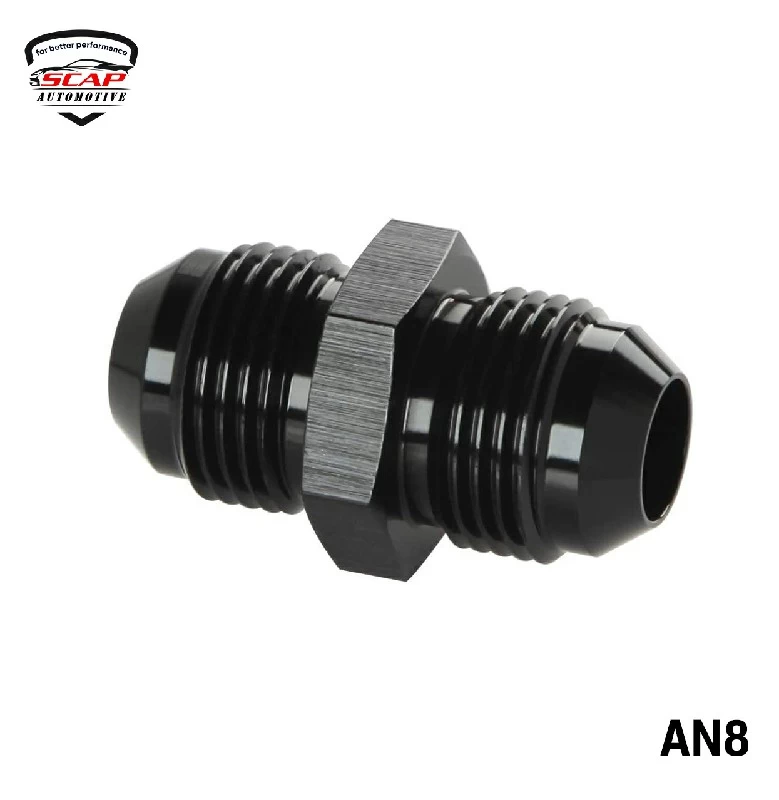 AN8 MALE UNION ADAPTER SCAP-XA70125  (SKU 34-194)