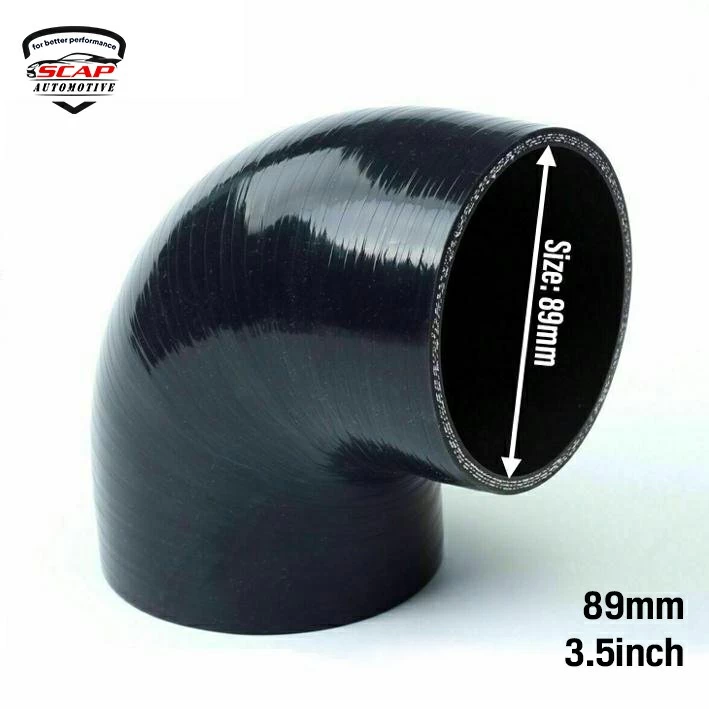 SILICONE HOSE 90*3.5-3.5" SCAP-SH90*3.5-3.5 (SKU 34-144)