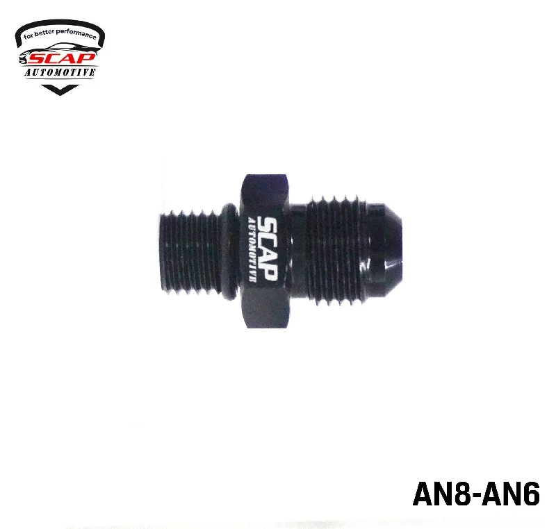 AN8 TO AN6 MALE ADAPTOR SCAP XA70166  (SKU 34-078)