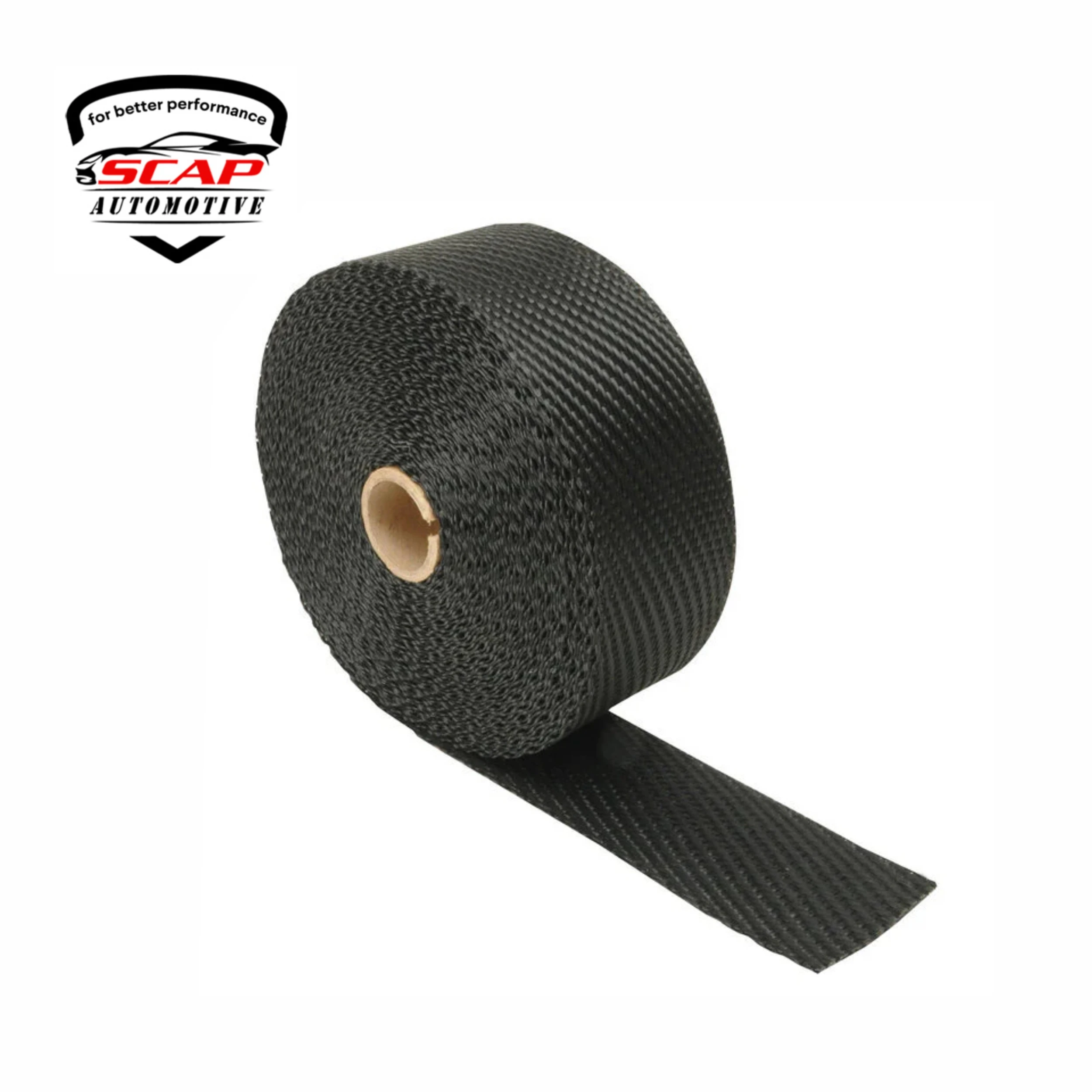 EXHAUST WRAP BLACK 15MTR.SCAP AUTOMOTIVE RT2050BK (SKU 36-301)