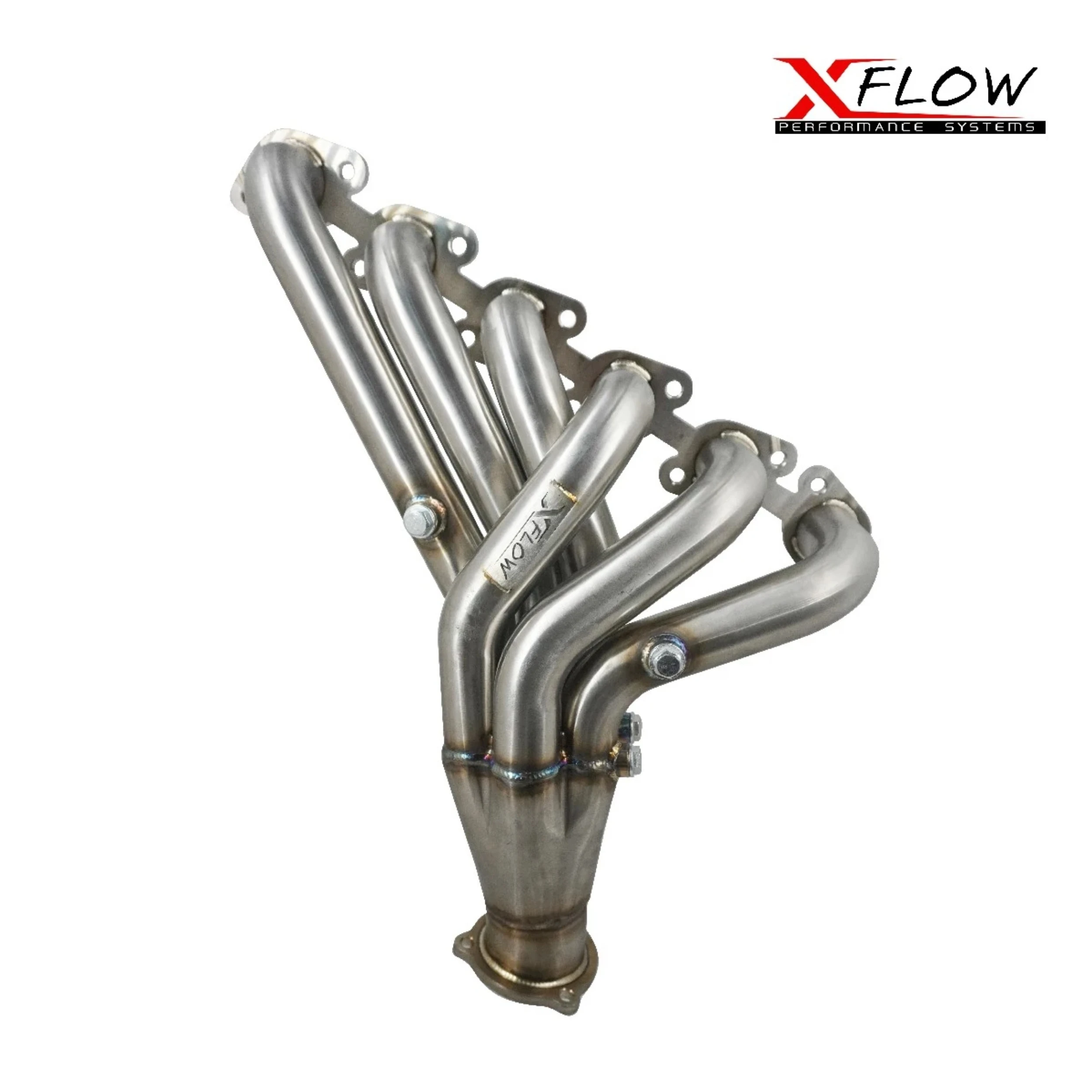 HEADERS WITH DOWN PIPE 6IN1 3.5" NISSAN TB48E A.RACING XFLOW-HNARTB4835 (SKU 36-319)